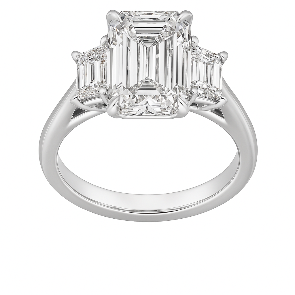 pure elegance emerald ring | 4.79ct natural | platinum