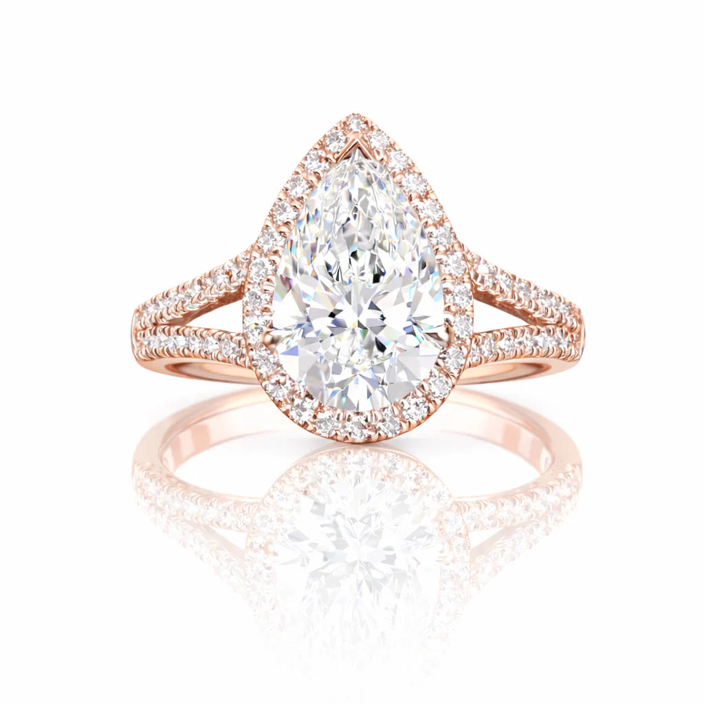 Lab Grown Diamond Engagement Rings Los Angeles - Facetsgems