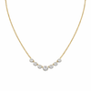 2.69 Cts 14K YELLOW GOLD Round Shape Special Necklace