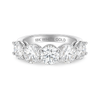 Clarity Row Band | Total 5.20CT Natural | 18K White Gold