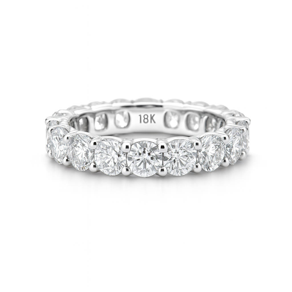 opal mirage band | total 7.0ct natural | 18k white gold