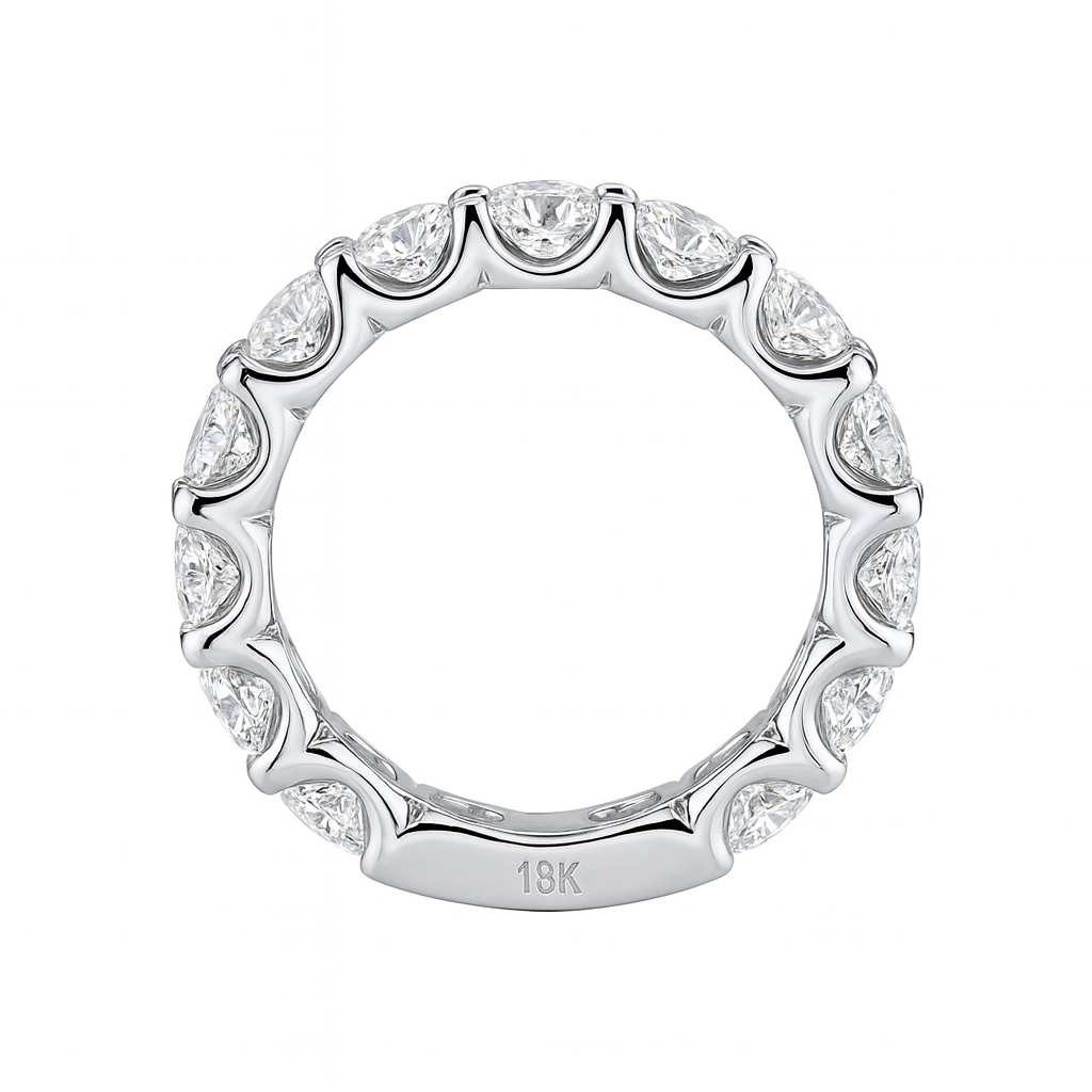 opal mirage band | total 7.0ct natural | 18k white gold