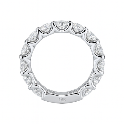 Opal Mirage Band | Total 7.0CT Natural | 18K White Gold