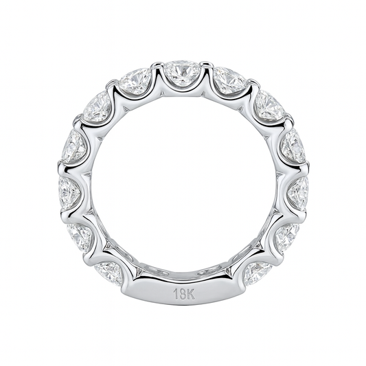 Opal Mirage Band | Total 7.0CT Natural | 18K White Gold