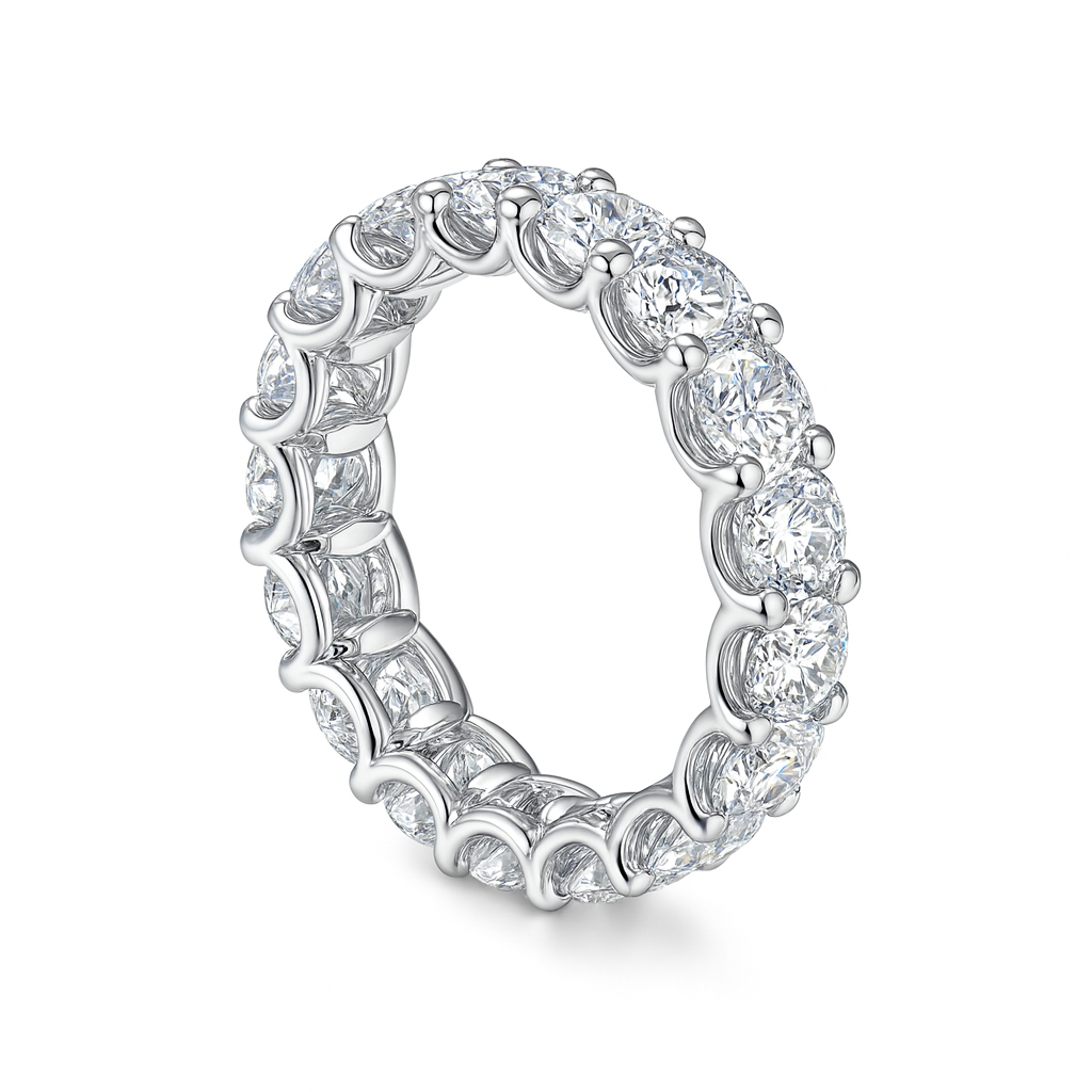 opal mirage band | total 7.0ct natural | 18k white gold