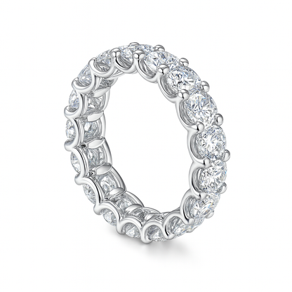 Opal Mirage Band | Total 7.0CT Natural | 18K White Gold