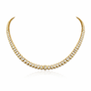 NEXUS | 8 Ct MixedShape Diamond Tennis Necklace in 14K Yellow - Lab Grown Diamond