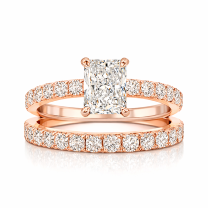 ICON |  7.15 carat Radiant Cut Engagement Ring in 14k Gold - Lab Grown Diamond