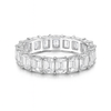 Gleam Arc Band | Total 6.02CT Natural | 18K White Gold
