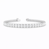 ALBELLE| 5.87 Ct  Oval Diamond Tennis Bracelet in 14K Yellow Gold