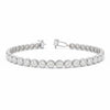 ALISTAIR | 9.19 Ct Round Diamond Tennis Bracelet in 14K White Gold
