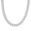 AMULET | 201.80gm Curb Chain in 14K White Gold - Lab Grown Diamond