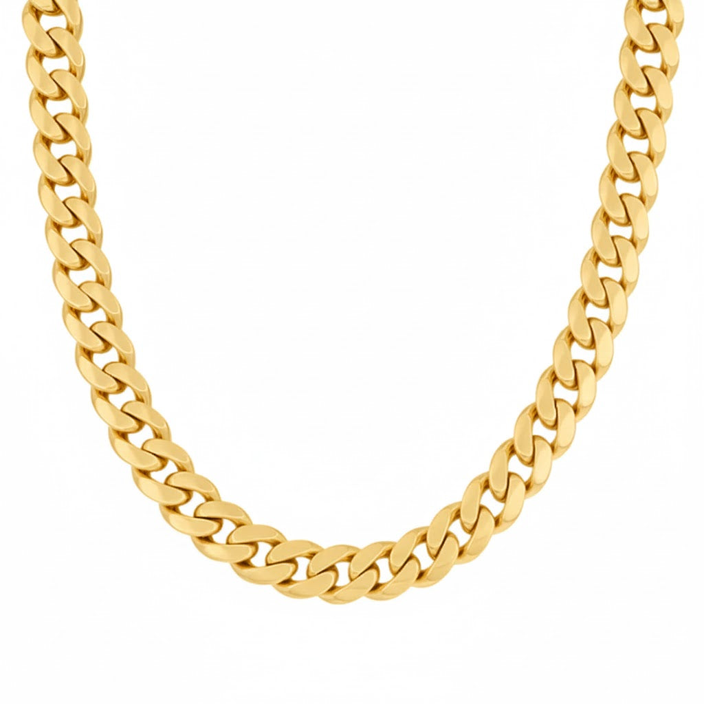Lab Amulet AMULET | 201.80gm Curb Chain in 14K White Gold - Lab Grown Diamond ...