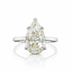 ANASTASIA | 3.15 Ct Pear Diamond Solitaire Ring in 14K Yellow Gold - lab Grown Diamond