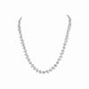 ATHENA | 36.40 Ct MIxed-Shape Diamond Tennis Necklace in 14K White Gold