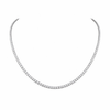 AURORA | 5.52 Ct Round Necklace in 14K Yellow Gold