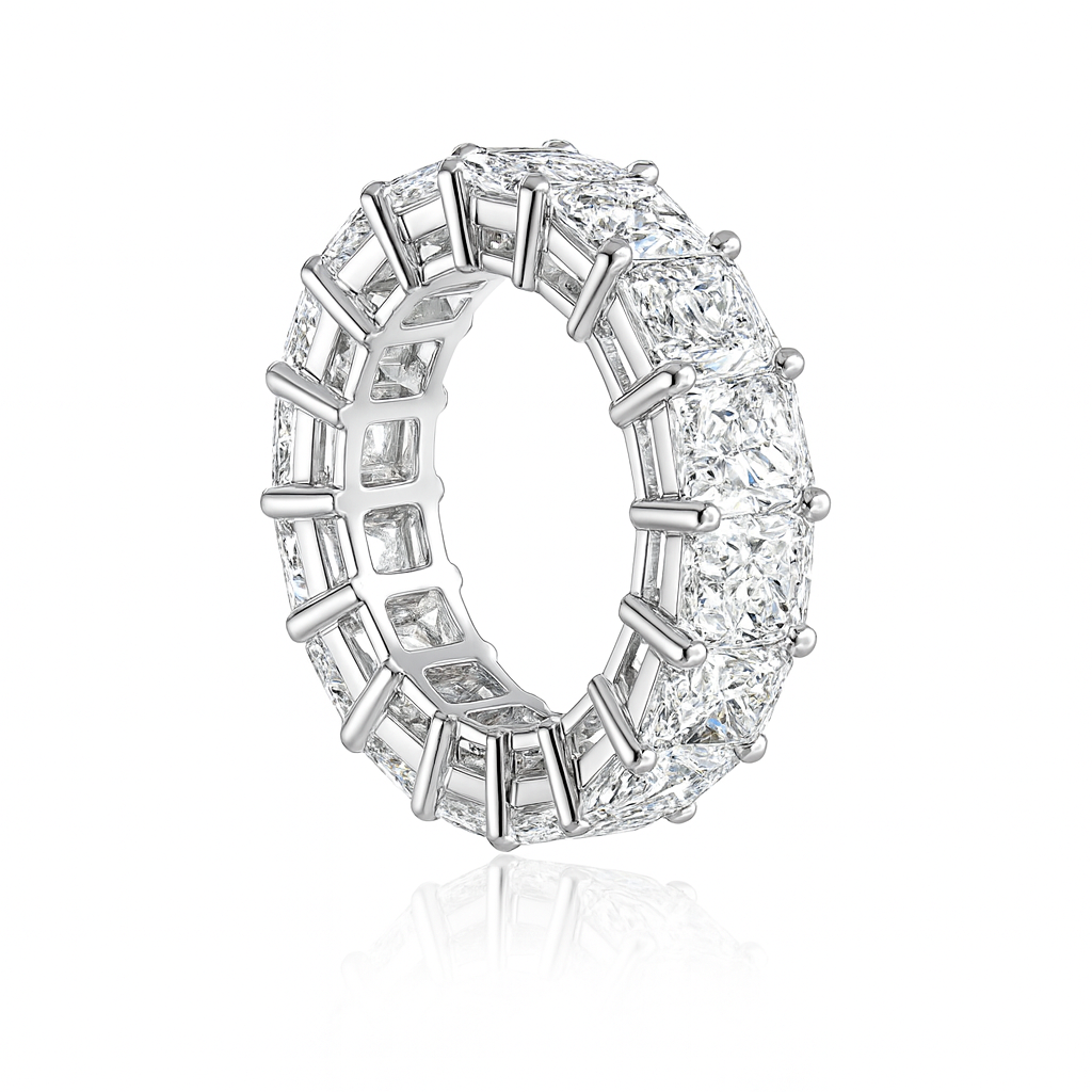 marvele radiant band | total 11.88ct natural | 16 diamonds