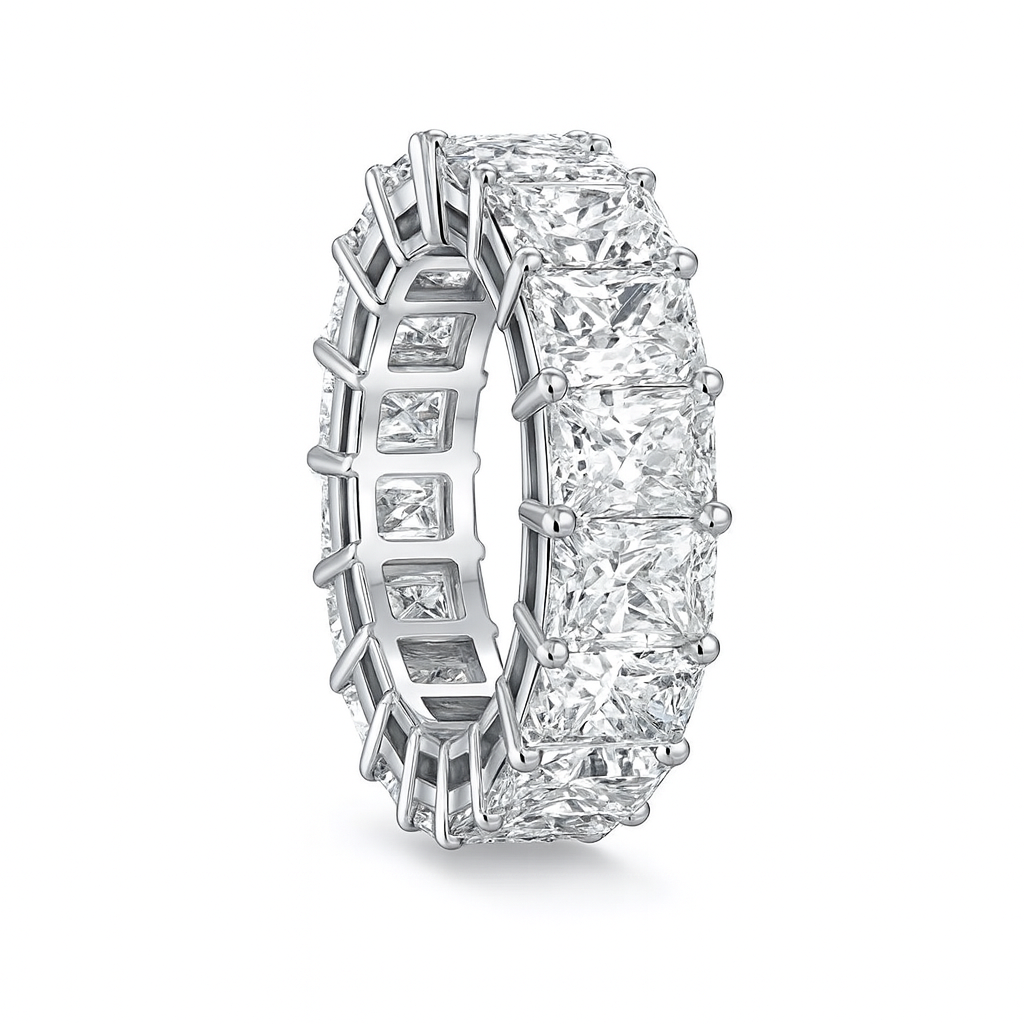 marvele radiant band | total 11.88ct natural | 16 diamonds