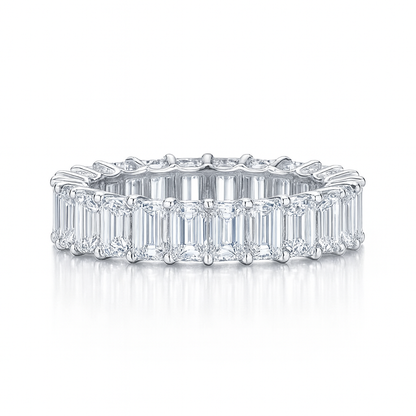 Silvaris Emerald Band | Total 6.67CT Natural | 21 Diamonds