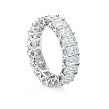 Silvaris Emerald Band | Total 6.67CT Natural | 21 Diamonds