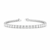 BLANCHE | 10.42 Ct Round Diamond Tennis Bracelet in 14K White Gold