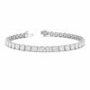 CALLIOPE | 11.98 Ct Round Diamond Tennis Bracelet in 14K White Gold