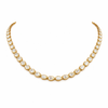 CASCADE | 15.39 Ct Pear Diamond Tennis Necklace in 14K Yellow Gold