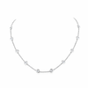 CIRRA | 2.07 Ct Round Shape Station Necklace in 14K White Gold