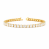 CRESSIDA | 21.25 Ct Round Diamond Tennis Bracelet in 14K Yellow Gold