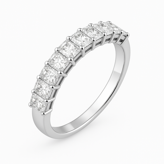 Lumivon Radiant Ring | Total 1.74CT Natural | 11 Diamonds