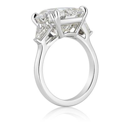 Cushion Grace Diamond Ring |Total 13.55CT Natural