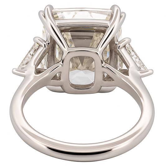 Cushion Grace Diamond Ring |Total 13.55CT Natural