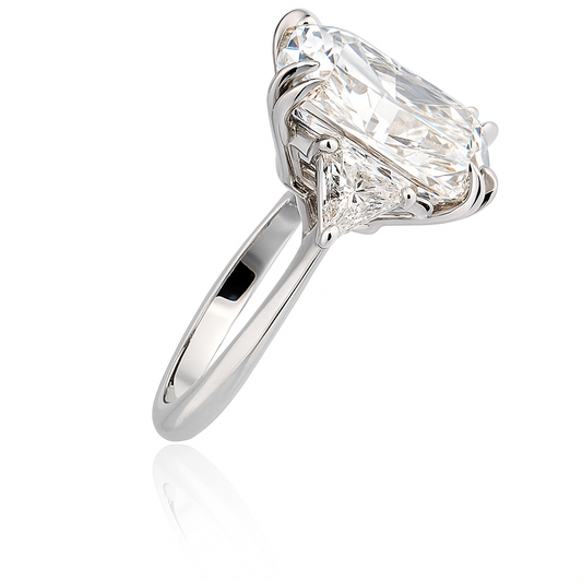 Cushion Grace Diamond Ring |Total 13.55CT Natural