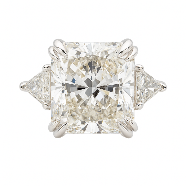 Cushion Grace Diamond Ring |Total 13.55CT Natural