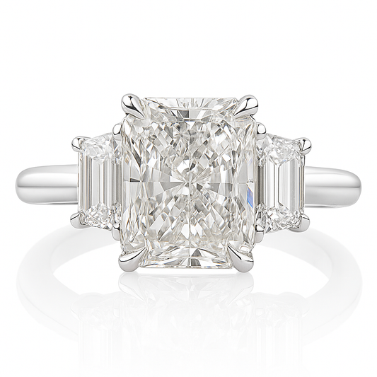 Diamond Dream Radiant Ring | Total 4.91CT Natural