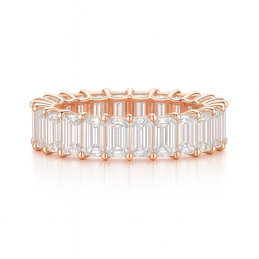 Silvaris Emerald Band | Total 6.67CT Natural | 21 Diamonds