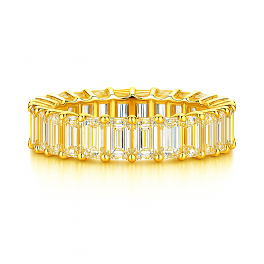 Silvaris Emerald Band | Total 6.67CT Natural | 21 Diamonds