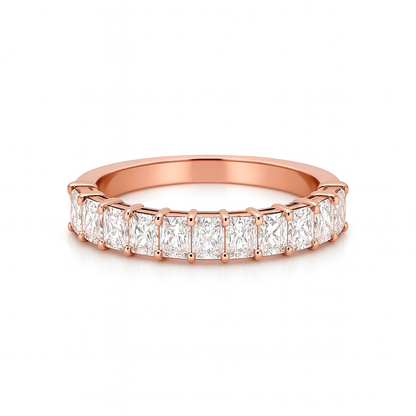Lumivon Radiant Ring | Total 1.74CT Natural | 11 Diamonds