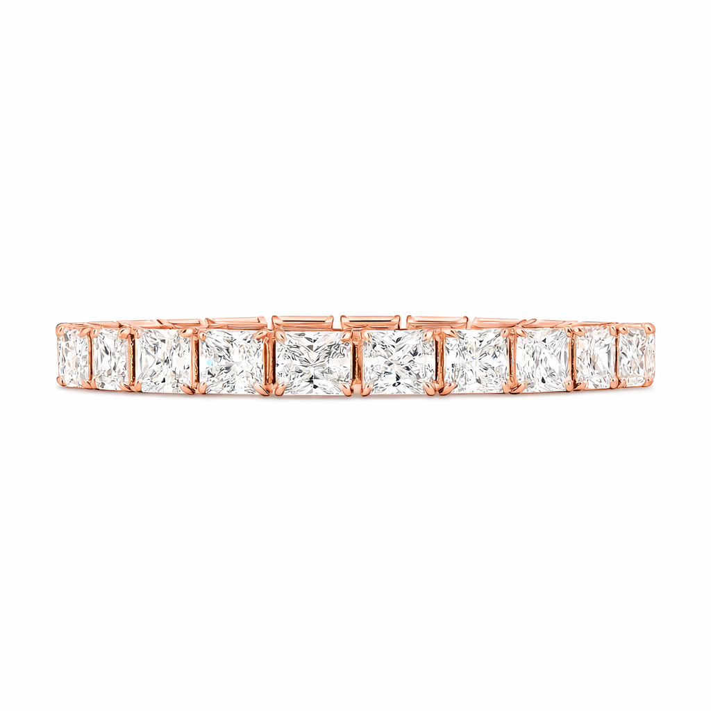 radiant embrace bracelet| total 20.0ct natural | 14k white gold