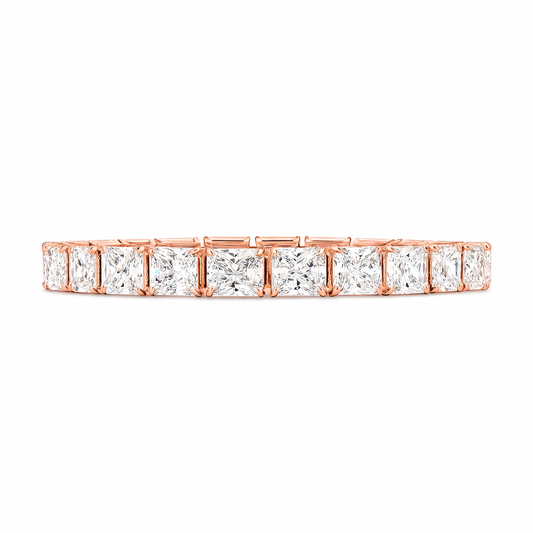 Radiant Embrace Bracelet| Total 20.0CT Natural | 14K White Gold