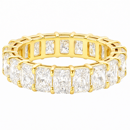 Everglow Radiant Band | 6.22CT Natural | 18K White Gold