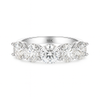 Clarity Row Band | Total 5.20CT Natural | 18K White Gold