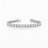 9.86 Cts SILVER Round Shape Tennis Bracelet