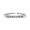 7.28 Cts 14K WHITE GOLD Marquise Shape Tennis Bracelet