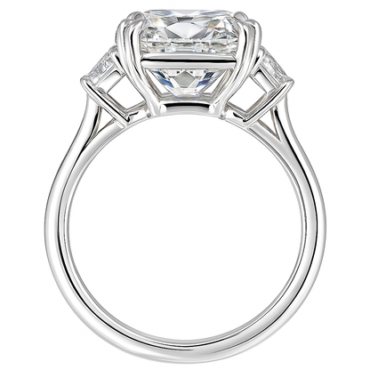 Mystic Aura Cushion Ring | 8.02CT Natural | Platinum