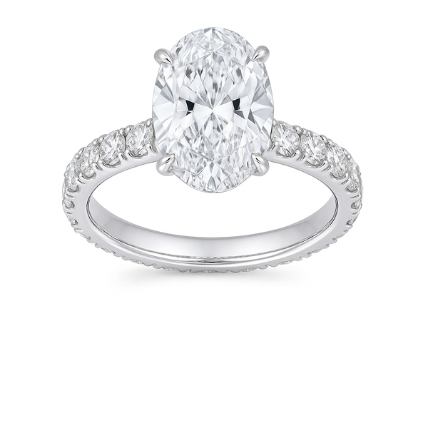 Velvet Shine Oval Ring | 7.25CT Natural