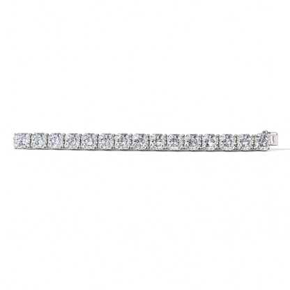 Eternal Glow Round Bracelet |26.68CT Natural | 14K White Gold