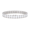 Eternal Radiance Emerald Bracelet | 35.48CT Natural | 14K White Gold