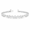 DIAMANTE | 6.84 Ct Round Diamond Tennis Bracelet in 18K White Gold