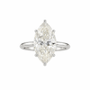 ELISE | 5.2 Ct Marquise Diamond Solitaire Ring in 14K Yellow Gold - Lab Grown Diamond
